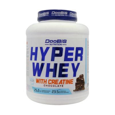 پودر ‌هایپر وی کراتین دوبیس 2270 گرم دبل چاکلت Doobis Hyper Whey Cratine 2270 g