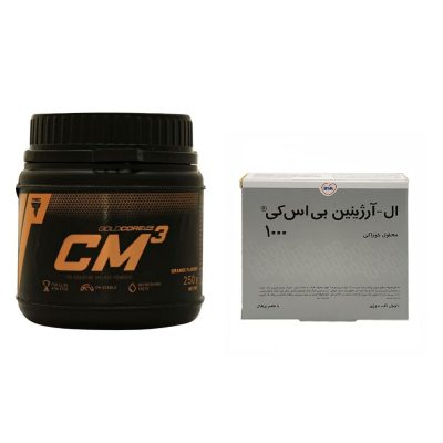 پودر کراتین سی ام 3 گلد کر لاین ترک نوتریشن 250 گرم (Trec Nutrition) + ویال ال آرژنین 1000 بی اس کی