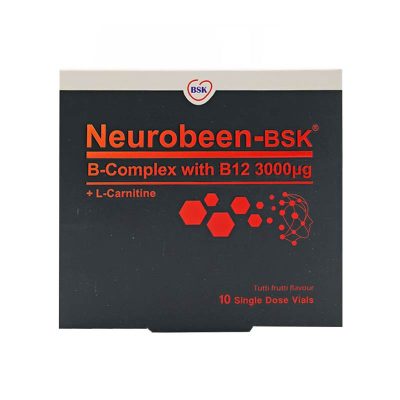 ویال خوراکی نوروبین 3000 میکروگرم بنیان سلامت کسری 10 عدد Bonyan Salamat Kasra Neurobeen 3000 Mcg 10 Single Dose Vials