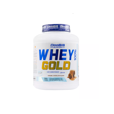 پودر پروتئین وی گلد دوبیس 2270 گرم کاراملی Doobis Whey Protein Gold Powder 2270 g