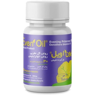 کپسول ایون اویل روغن گل مغربی 30 عددی تهران دارو Even Oil Evening primrose