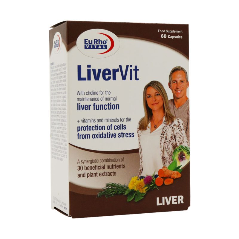 کپسول لیور ویت یوروویتال 60 عدد Eurhovital Livervit 60 Capsules