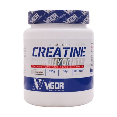 پودر کراتین مونوهیدرات ویگور 250 گرم Vigor Creatine Monohydrate Powder 250 g