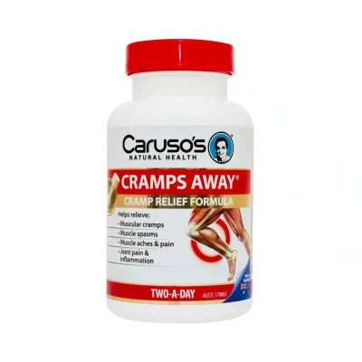 قرص کرامپز اوی کاروسوس نچرال هلث 30 عدد Carusos Natural Health Cramps Away 30 Tablets