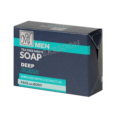 صابون صورت و بدن مردانه مای مدل Deep Clean کد 01 وزن 90 گرم