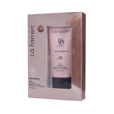 دی دی کرم لافارر مناسب انواع پوست 33 میلی لیتر  برنز(05) La Farrerr DD Cream For All Skin Types 33 ml