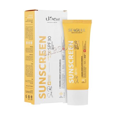 کرم ضد آفتاب بی رنگ سی گل با SPF30 مناسب انواع پوست حجم 40 میلی لیتر