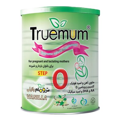 پودر ترومام تروویتال برای دوران بارداری و شیردهی وانیلی 400 گرم Truevital Truemum Powder 400 g