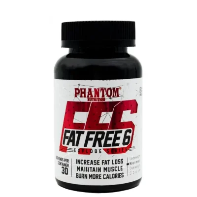 کپسول فت فری 6 فانتوم نوتریشن 60 عدد Phantom Nutrition Fat Free 6 60 Caps