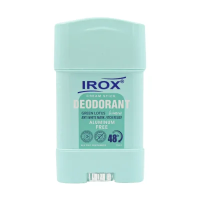 استیک کرمی خوشبو کننده بدن زنانه گرین لوتوس ایروکس 75 میلی لیتر Irox Green Lotus Cream Stick Deodorant 75 ml