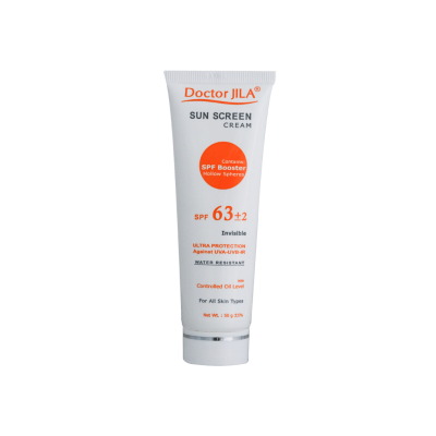 کرم ضد آفتاب فاقد چربی SPF63 دکتر ژیلا مناسب انواع پوست ۵۰ میلی لیتر