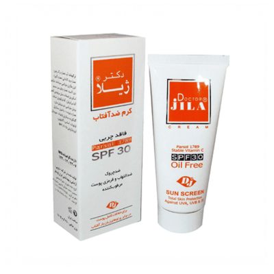 کرم ضد آفتاب فاقد چربی دکتر ژیلا SPF30 حجم ۶۵ گرم