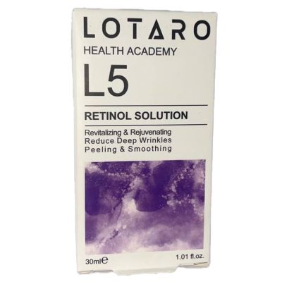 لوتارو محلول ضد چروک حاوی رتینول ال5 L5 Retinol Solution Lotaro