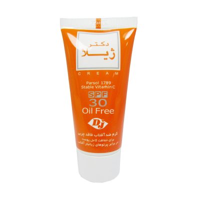 کرم ضد آفتاب فاقد چربی دکتر ژیلا رنگی SPF30 حجم ۶۵ گرم Doctor Jila Sun Screen Cream Oil Free SPF30 65 g