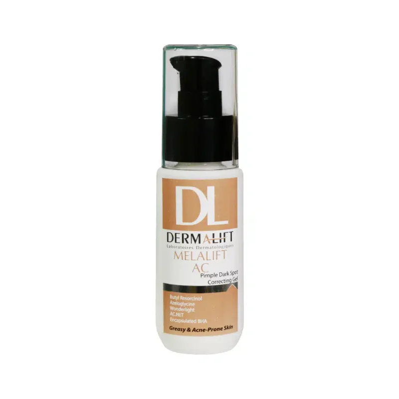 ژل روشن کننده پوست چرب درمالیفت 50 میلی لیتر Dermalift Melalift AC For Greasy And Acne-Prone Skin 50 ml