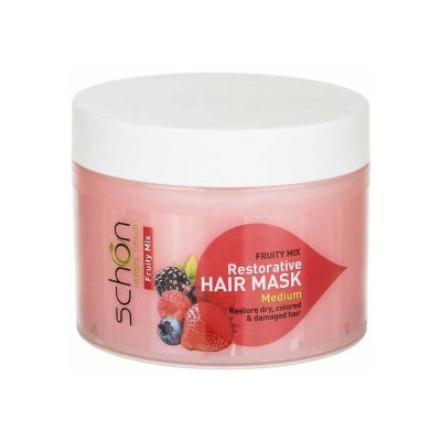 ویژگی های ماسک مو میوه ای شون مناسب برای موهای خشک، رنگ شده و آسیب دیده حفاظت از مو در برابر آسیب‌های محیطی تامین رطوبت مورد نیاز برای مو دارای خاصیت ترمیم کنندگی حاوی عصاره مغذی گیاهان نرم و لطیف کننده مو