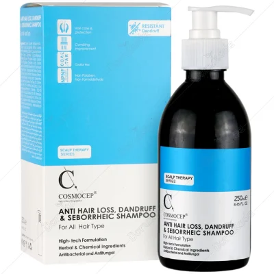 شامپو تقویت کننده و ضد شوره مو D-13836 Anti Hair Loss And Dandruff Shampoo Casmocep