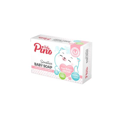 صابون نوزاد و کودک حاوی کالاندولا برای پوست حساس 75 گرمی پینو بیبی Pino Baby Sensitive Baby Soap Calendula Extract
