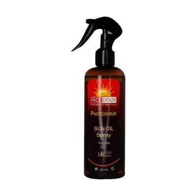 اسپری روغن آفتاب فوتوزوم فیس دوکس 230 میلی لیتر Face doux Photosome Sun Oil Spray 230 ml
