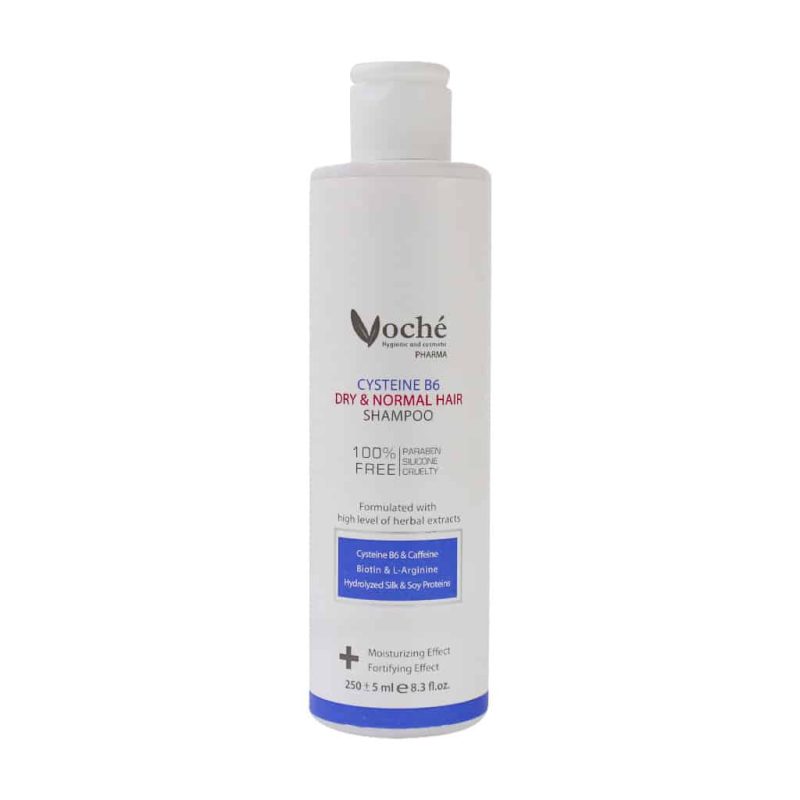 شامپو تقویت کننده موی خشک سیستئین و ب6 (جعبه معیوب) Cysteine B6 Fortifying Shampoo For Dry Hair Voche