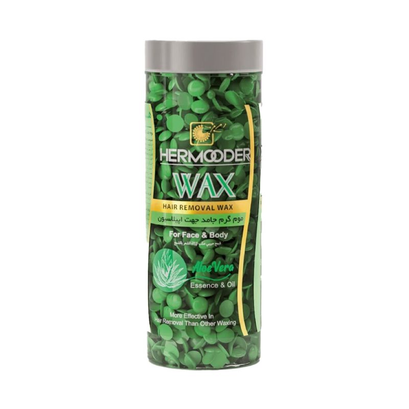 موم گرانولی آلوئه ورا هرمودر 270 گرم hermooder Aloe Vera Granular wax