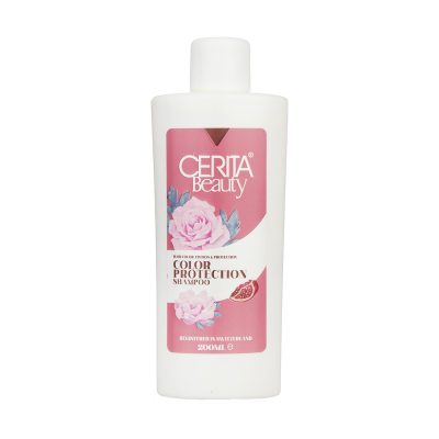 شامپو محافظ رنگ مو سریتا مناسب موهای رنگ شده ۲۰۰ میلی لیتر (تثبیت کننده) Cerita Beauty Color Protection Shampoo 200 ml