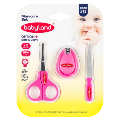 توضیحات: تمام اجزای ست مانیکور کودک بی بی لند به گونه‌ای طراحی شده‌اند که برای استفاده در کودکان ایمن و بی‌خطر باشند.دسته های ست مانیکور کودک بی بی لند ارگونومیک و ضد لغزش طراحی شده و به راحتی در دستان مادر جای می گیرد. ناخن گیر این ست دارای دسته پهن و اشکی شکل می باشد که منجربه استفاده راحت تر ، هنگام کوتاه کردن ناخن کودک می شود. کشور سازنده: ایران شرکت سازنده: کالا کودک توس جنسیت: کودکان شرایط نگهداری: در جای خشک و خنک و دور از آفتاب و دسترس کودکان نگهداری شود.