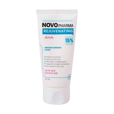 کرم لایه بردار AHA 15 درصد نووفارما مای فارما 50 میلی لیتر My Novo Pharma AHA 15 Intensive Exfoliant Cream 50 ml