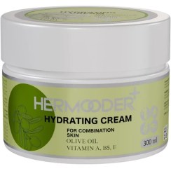کرم آبرسان کاسه ای روغن زیتون هرمودر پوست مختلط 300mlhermooder hydraing cream combination skin