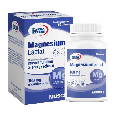 قرص منیزیم لاکتات یوروویتال بسته 60 عددی