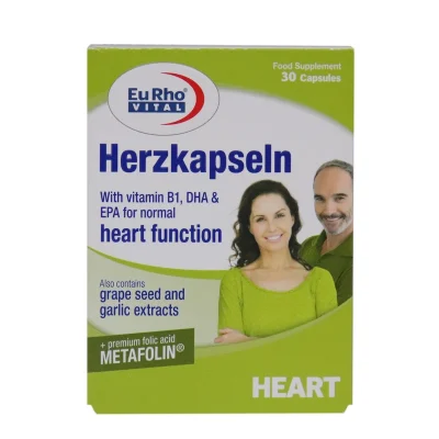 کپسول هرتز یوروویتال 30 عددی Herzkapseln 30