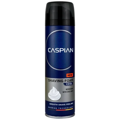 فوم اصلاح کاسپین مدل کول 200 میلی لیتر Caspian Cool Shaving Foam 200 ml