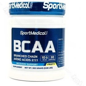 پودر بی سی ای ای اسپرت مدیکال 300 گرم طعم میوه ای Sport Medical BCAA POWDER