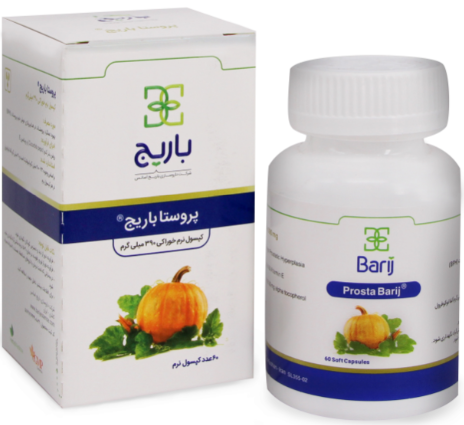 کپسول نرم پروستا 390 میلی گرم باریج اسانس ۶۰ عددی Barij Essence Prosta 390 mg 60 Cap