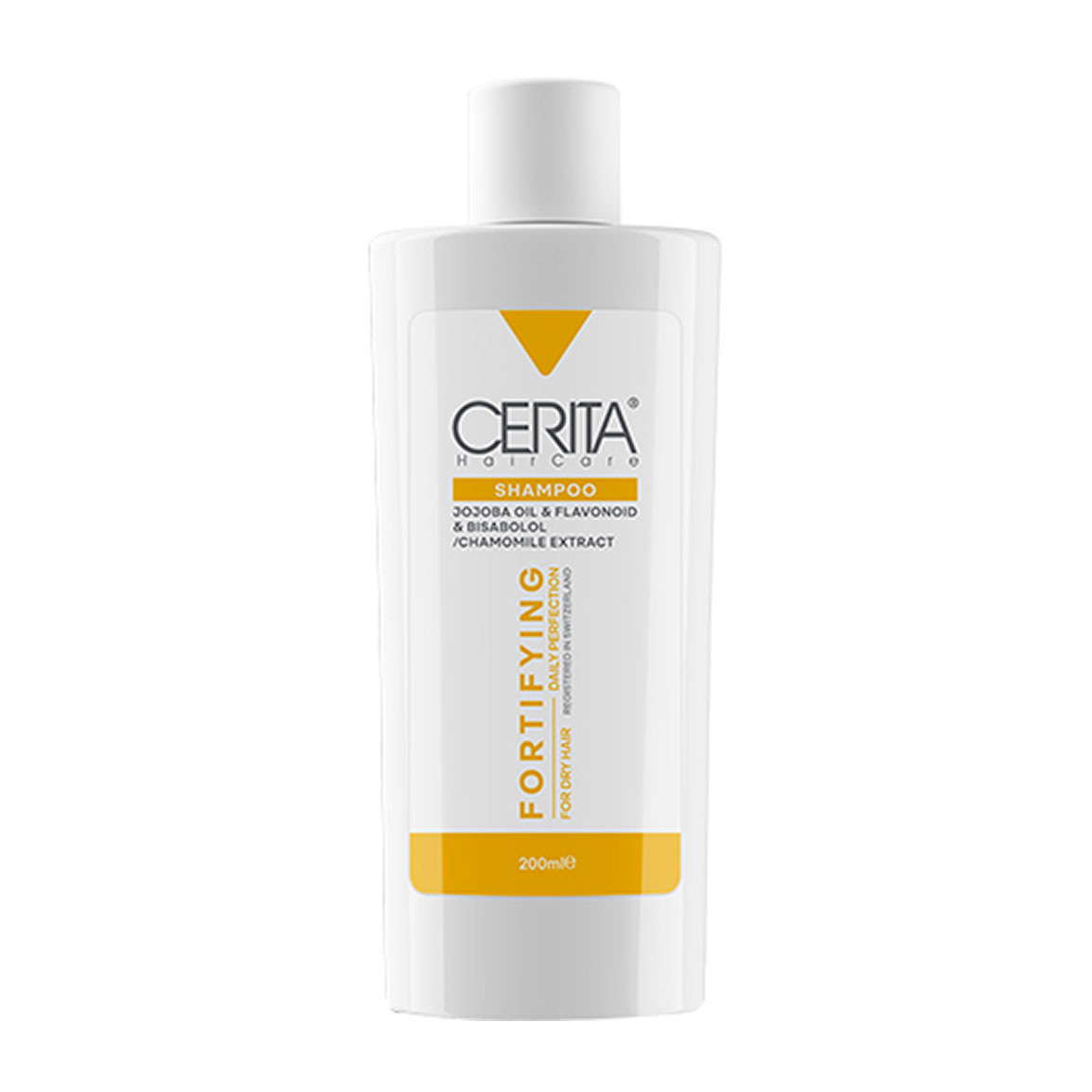 شامپو تقویت کننده و ضد ریزش موی خشک سریتا ۲۰۰ میلی لیتر Cerita Fortifying Shampoo For Normal And Dry Hair 200 ml