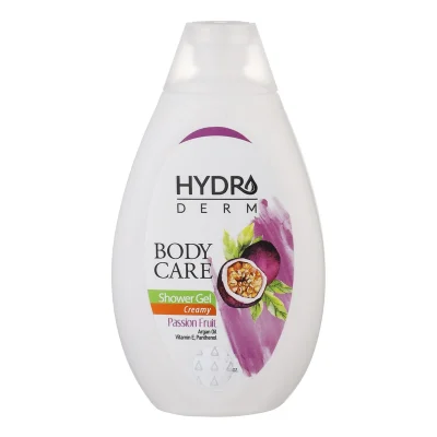 شامپو بدن کرمی هیدرودرم با رایحه پشن فروت حجم 500 میلی لیتر Hydroderm Creamy Body Wash Passion Fruit 500 ml