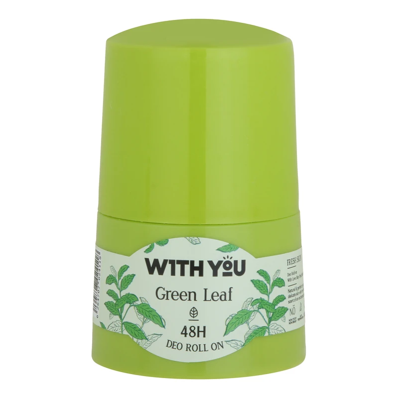 With You Green Leaf Deo Roll On 50ml
