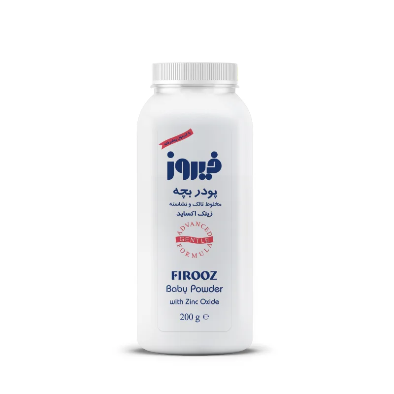 پودر بچه حاوی زینک اکساید فیروز Firooz Baby Powder With Zinc Oxide 120 g
