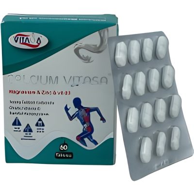 قرص کلسیم منیزیم ویتامین د3 و کا2 ویتاسا 60 عددی