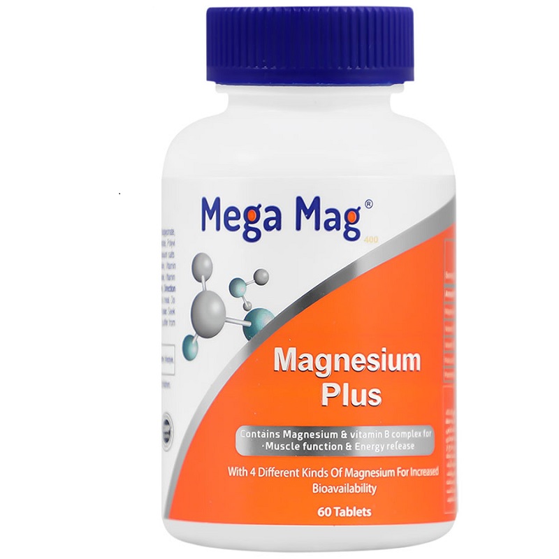 قرص منیزیم پلاس مگامگ 60 عددی Mega MAG magnesium Plus