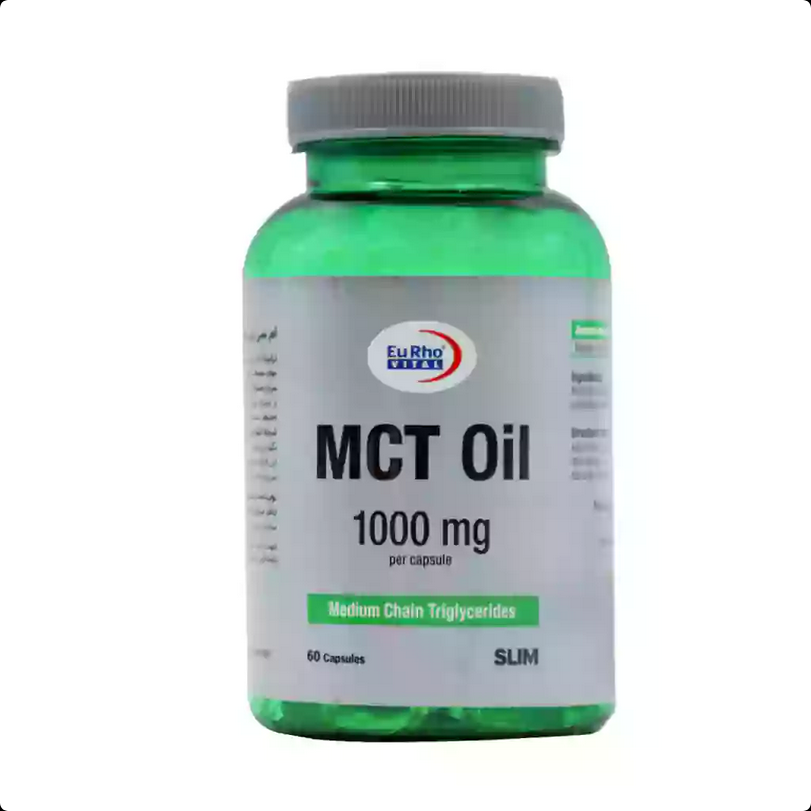 کپسول ام سی تی اویل 1000 میلی گرم یوروویتال 60 عدد Eurhovital MCT Oil Caps