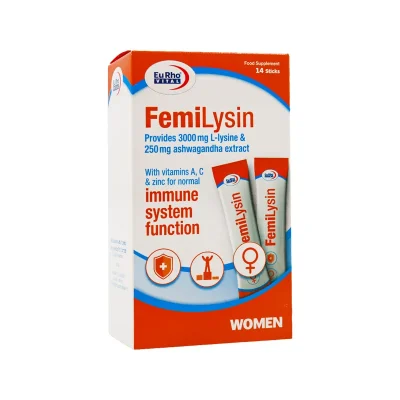 ساشه فمی لایزین یوروویتال 14 عدد Eurhovital Femilysin 14 Sticks
