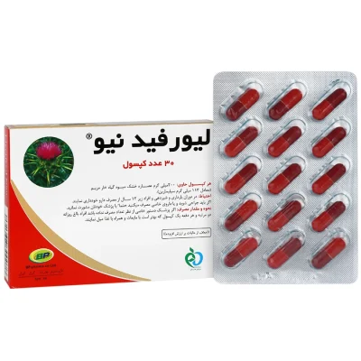 کپسول لیورفید نیو بهار پایا 30 عدد داروکده