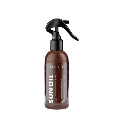 روغن برنزه کننده و ویتامینه سی گل مناسب انواع پوست ۲۵۰ میلی لیتر Seagull Sun Oil 250 ml