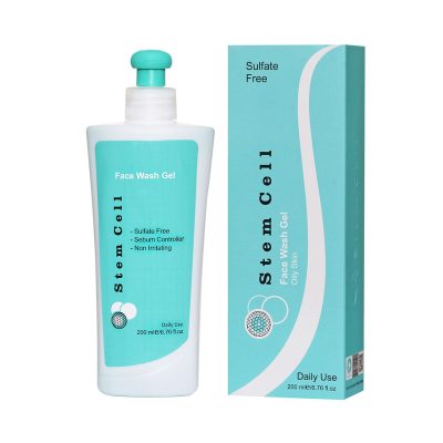 ژل شستشو صورت استم سل مخصوص پوست چرب 200 میلی لیتر Stem Cell Face Wash Gel For Oily Skin 200 ml