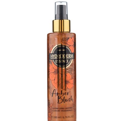 بادی اسپلش زنانه هیدرودرم مدل Amber Blush حجم 200 میلی لیتر Hydroderm Body Splash Amber Blush For Women 200ml