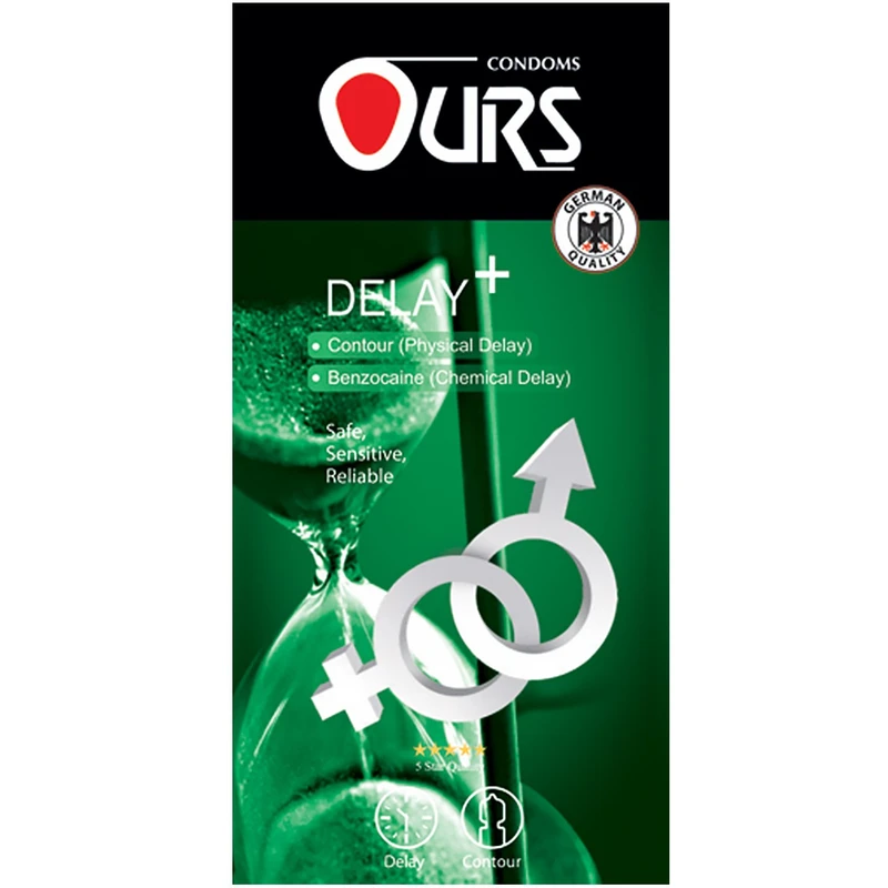 Ours Delay Plus Condom 12PCS